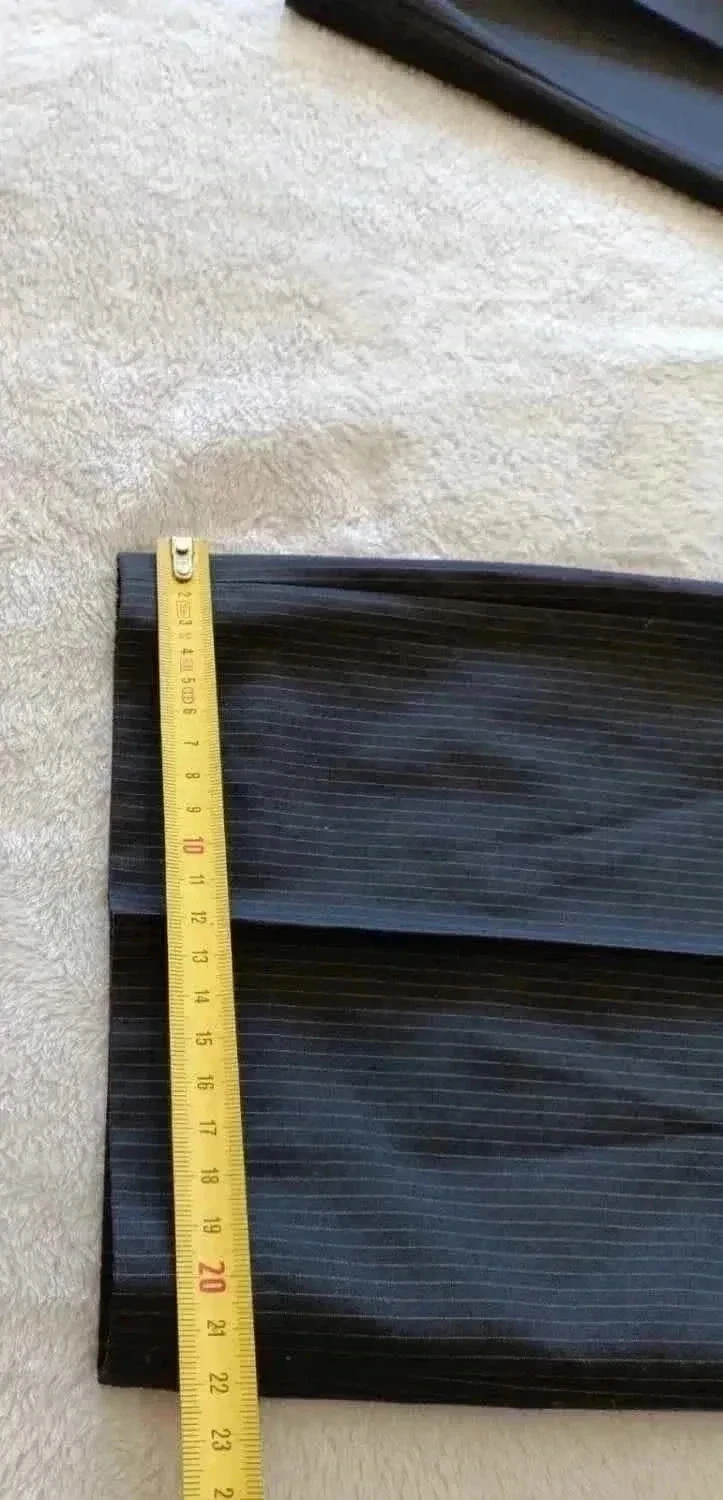 Traje preto listrado branco jaqueta 52 calça 44 – photo 19